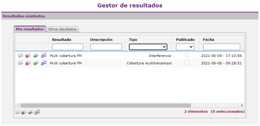 multicoverage_result_management